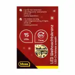 Weihnachtskranz 15 LED 6h Timer Ø50cm...