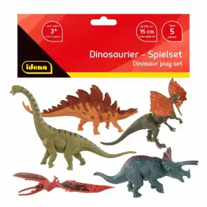 Idena Figuren Set Dinosauier 15cm 5 Stück