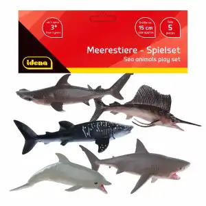 Idena Figuren Set Meerestiere 15cm 5 Stück