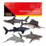 Idena Figuren Set Meerestiere 15cm 5 Stück