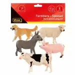 Idena Figuren Set Farmtiere 10cm 5 Stück