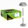 Idena LED Tischleuchte touch Tango Akku USB grau 15x33cm dimmbar Innen