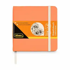 Idena Kreativbuch für Skizzen 80 Seiten 140g/m² 12,5 x 12,5cm