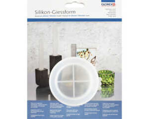 Glorex Silikon-Form Töpfchen rund