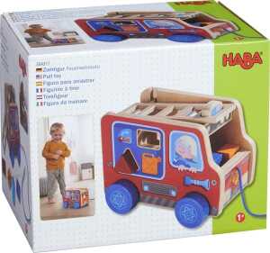 Haba Ziehfigur Feuerwehrauto 4010168240121
