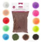 Glorex Kerzensand mit Docht rot 70g