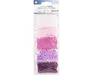 Glorex Wachsperlen-Set rosa/lila