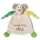NICI Schmusetuch Hund Mom+Dad=Me 25x25cm