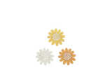 Glorex Holz-Streuteile Sonnenblumen gelb/orange