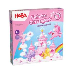 Haba Kinderspiel Einhorn Glitzerglück Wolkenstapelei