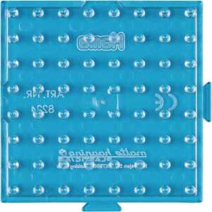 hama Stiftplatte Kleines Quadrat für Maxi-Perlen transparent