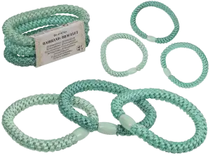 OOTB Textil-Haarband/Armband Blue Shades