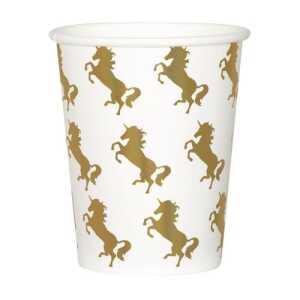 Boland Papierbecher Einhorn 25cl 10 Stück
