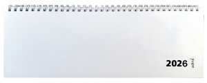 2026 ADINA Tischquerkalender 1W2S weiss Tischkalender 30x10cm