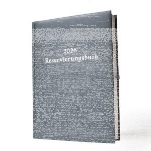 2026 ADINA Dickes Reservierungsbuch A4 anthrazit-metallic