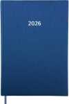 2026 ADINA Buchkalender A4 blau-metallic 1 Tag auf 1 Seite