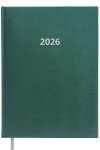 2026 ADINA Buchkalender A4 grün-metallic 1 Tag auf 1...