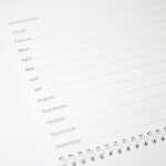 2026 Adina Zehnjahres-Kalender A4 blau Querformat mit Spiralbindung