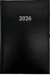 2026 ADINA Wochenkalender A5+ schwarz 24x16cm 1 Woche auf...