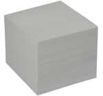 Notizklotz geleimt (90x90mm), 700 Blatt graues...