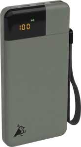 Aqiila POWERBIRD B10, Powerbank 20W, 10.000 mAh, USB-C, USB-A, für 3 Geräte parallel, grün