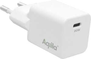 Aqiila Ladegerät Chargebird W1, USB-C zu Steckdose, 20W, weiß