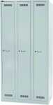 Garderobenschrank LIGHT, 3 Abteile, je 1 Fach, je 1...