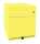Rollcontainer Note mit Griffleiste, 1 Schublade, 1 Hängeregistraturschublade, abschließbar, 495 x 420 x 565 mm, zinkgelb