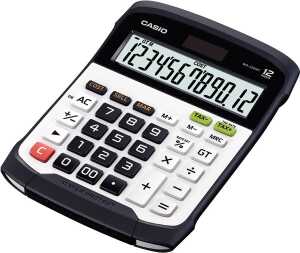 Casio Tischrechner anzeigend WD-320 MT 12 Stellen, Wasser- und staubdicht