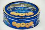 Danish Butter Cookies, teilweise mit Streuzucker, 500 g Dose
