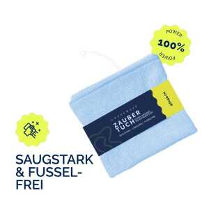 Zaubertuch dunkelblau, Microfaser 40 x 40 cm