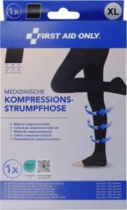 ACME Kompressions-Strumpfhose,Zehen offen,XL