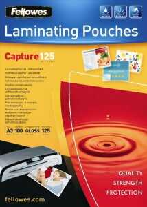 Laminierfolie, DIN A3, 125 µm, glänzend, 100 Seiten, transparent