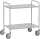 Bürowagen mit 2 Böden, Ladefläche 800 x 500 mm, Tragkraft 50kg je Etage