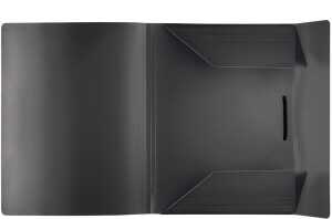 PP-Eckspanner-Sammelbox für DIN A4, anthrazit, 320 x 230 x 16 mm (HxBxT)