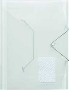 Jumbo Eckspanner-Sammelmappe für DIN A4, farblos matt transparent, 320 x 240 x 0 mm (HxBxT)