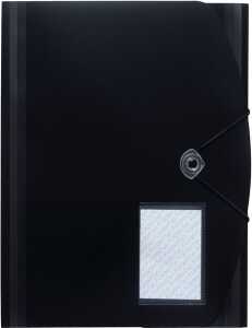 Jumbo Eckspanner-Sammelmappe für DIN A4, schwarz, 320 x 240 x 0 mm (HxBxT)
