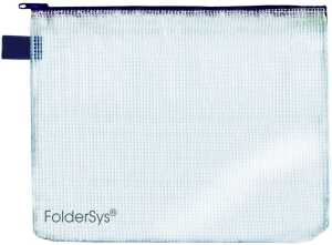 Reißverschlussbeutel, DIN B5, PVC, Textilreißverschluss schwarz, Beutel farblos, (H x B) 237 x 298 mm