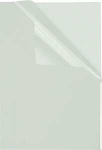 Index Sichthülle, DIN A4, farblos/weiß, PP-Folie, oben/halbseitig rechts offen