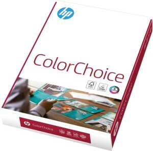 HP Kopierpapier Color Choice, DIN A4, 120g/qm, Weißegrad 168 CIE, 250 Blatt