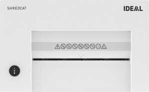 Aktenvernichter IDEAL Shredcat 8200 Schnittart 4 mm Streifenschnitt