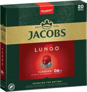Jacobs Kapsel Lungo, Intensität 6, 20 Stück