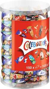 Miniatures Mix Celebrations Box 1,435kg, Snickers,Mars,Bounty,Twix