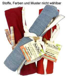 NewPen Stofffedermappe mit 12 Eco Buntstiften