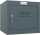 Würfel Schließfach, Volumen 44 Liter, anthrazit