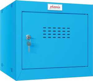 Würfel Schließfach, Volumen 44 Liter, blau