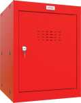 Würfel Schließfach, Volumen 66 Liter, rot