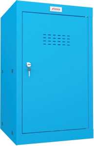 Würfel Schließfach, Volumen 87 Liter, blau