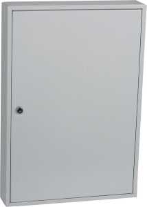 Schlüsselschrank, Profilzylinder, 100 Haken, hellgrau