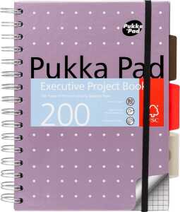 Pukka Metallic Executive Hardcover Organiserbook DIN A5 kariert 100 Blatt